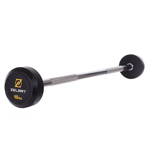 Штанга фиксированная прямая Rubber Coated Barbell TA-2685 Zelart 10кг Черный (58363066)
Штанга фиксированная прямая Rubber Coated Barbell TA-2685 Zelart 10кг Черный (58363066)