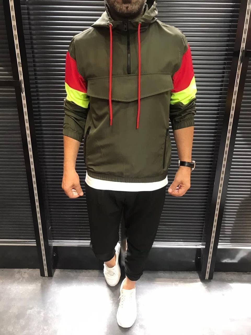 Ветровка Анорак хаки мужской, куртки анораки Турция (демисезонный весна - осень) куртка с капюшоном XL
Ветровка Анорак хаки мужской, куртки анораки Турция (демисезонный весна - осень) куртка с капюшоном XL