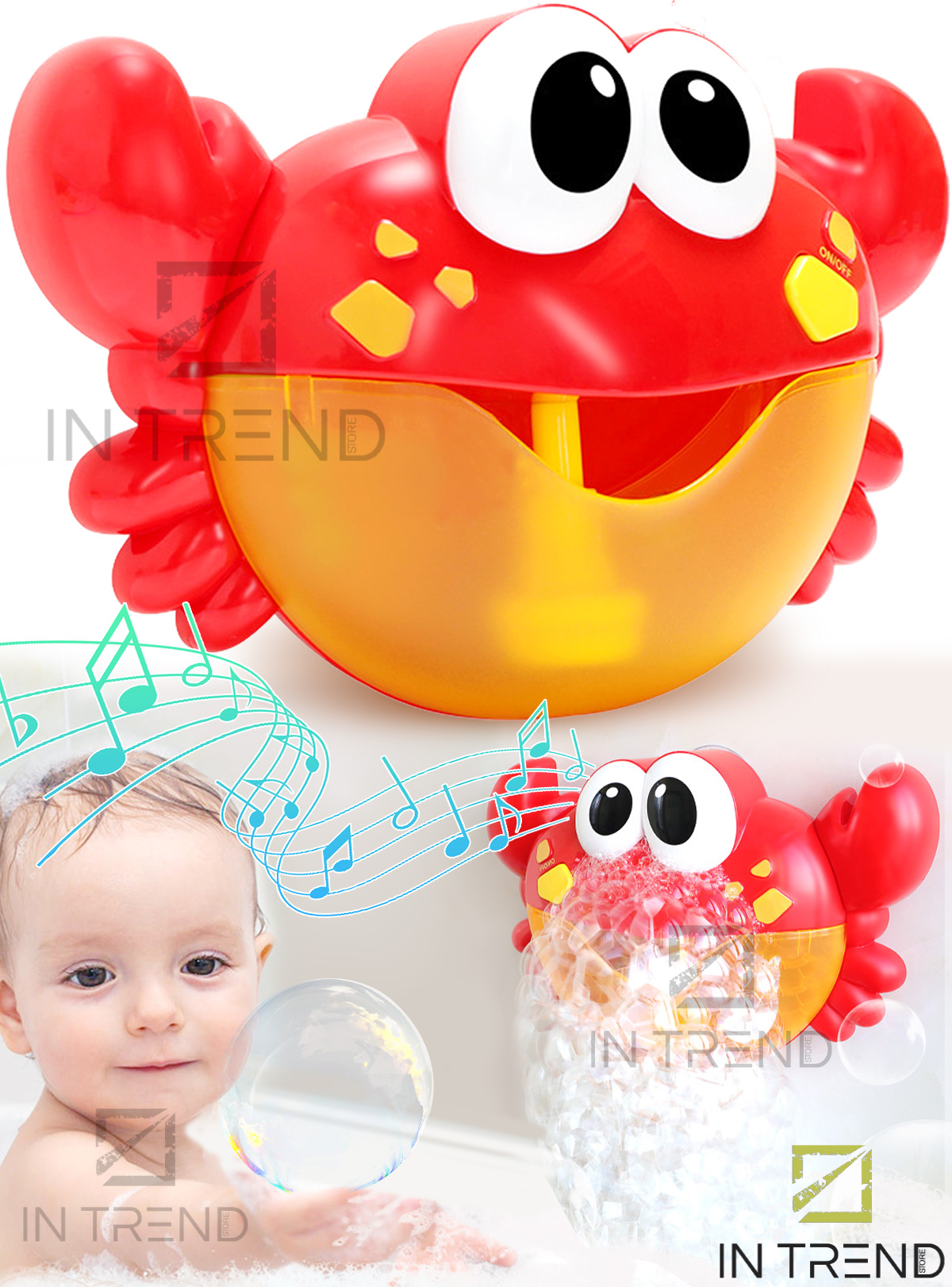 Детская Игрушка для купания пускающая пузыри музыкальный краб Bubble Crab Красный для ванной на батарейках
Детская Игрушка для купания пускающая пузыри музыкальный краб Bubble Crab Красный для ванной на батарейках