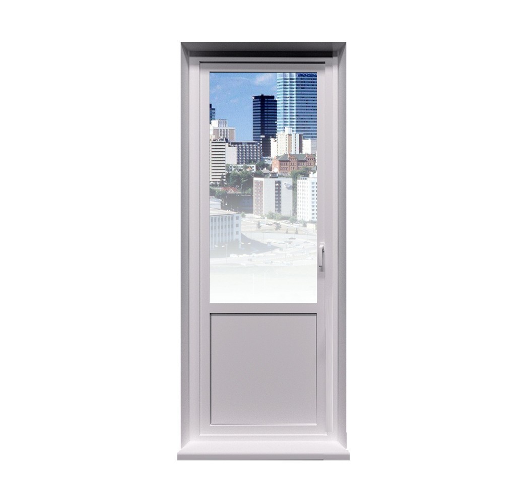 Двери пластиковые Viknaland B70(6k) (900х2300) , верхняя часть - стекло, нижняя - сэндвич-панель, цвет белый
Двери пластиковые Viknaland B70(6k) (900х2300) , верхняя часть - стекло, нижняя - сэндвич-панель, цвет белый