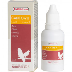 Рідкі вітаміни для співу і фертильності птахів Oropharma Canto-Vit Liquid 30 мл
Рідкі вітаміни для співу і фертильності птахів Oropharma Canto-Vit Liquid 30 мл