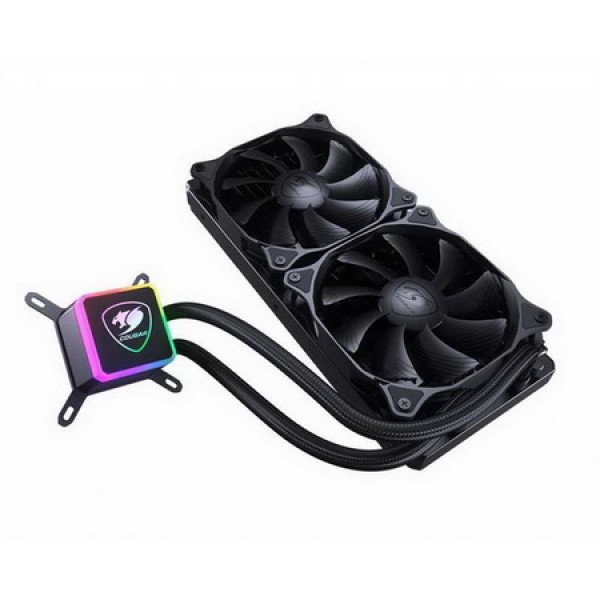 Система водяного охлаждения Cougar Aqua 240 RGB, Intel:775/1155/1156/1366/2011/2066, AMD:AM4/FM2/FM1/AM3+/AM3/AM2+/AM2, 274х120х27мм, 4-pin
Система водяного охлаждения Cougar Aqua 240 RGB, Intel:775/1155/1156/1366/2011/2066, AMD:AM4/FM2/FM1/AM3+/AM3/AM2+/AM2, 274х120х27мм, 4-pin