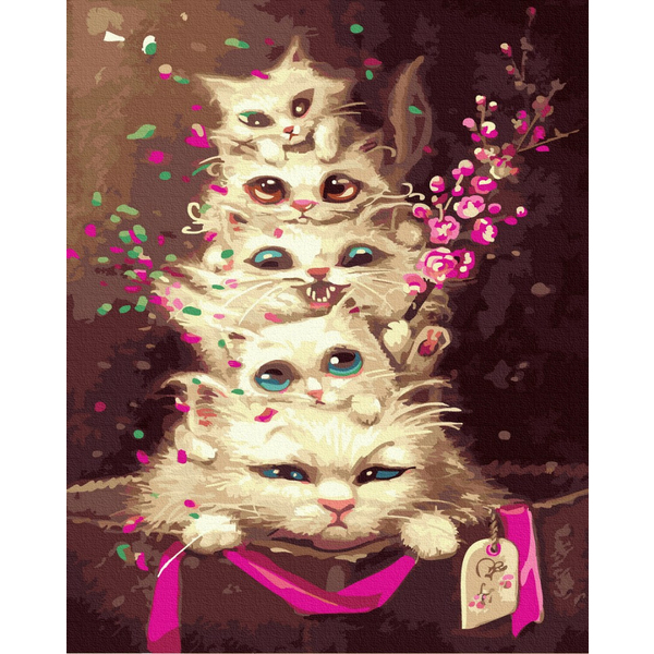 Картина по номерам / анти-стресс раскраска Brushme Эмоциональные котята (GX30181)
Картина по номерам / анти-стресс раскраска Brushme Эмоциональные котята (GX30181)