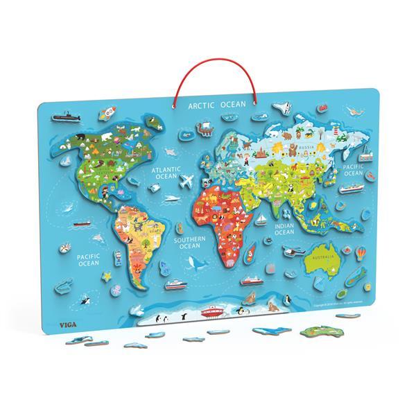 Пазл магнитный Viga Toys Карта мира с маркерной доской, на английском (KID_44508EN) 74 x 48 x 4 см
Пазл магнитный Viga Toys Карта мира с маркерной доской, на английском (KID_44508EN) 74 x 48 x 4 см