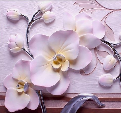 Фотообои Walldeco Барельеф: орхидея с металлическими лепестками №dec_3078 Мелкий песок с блестками
Фотообои Walldeco Барельеф: орхидея с металлическими лепестками №dec_3078 Мелкий песок с блестками