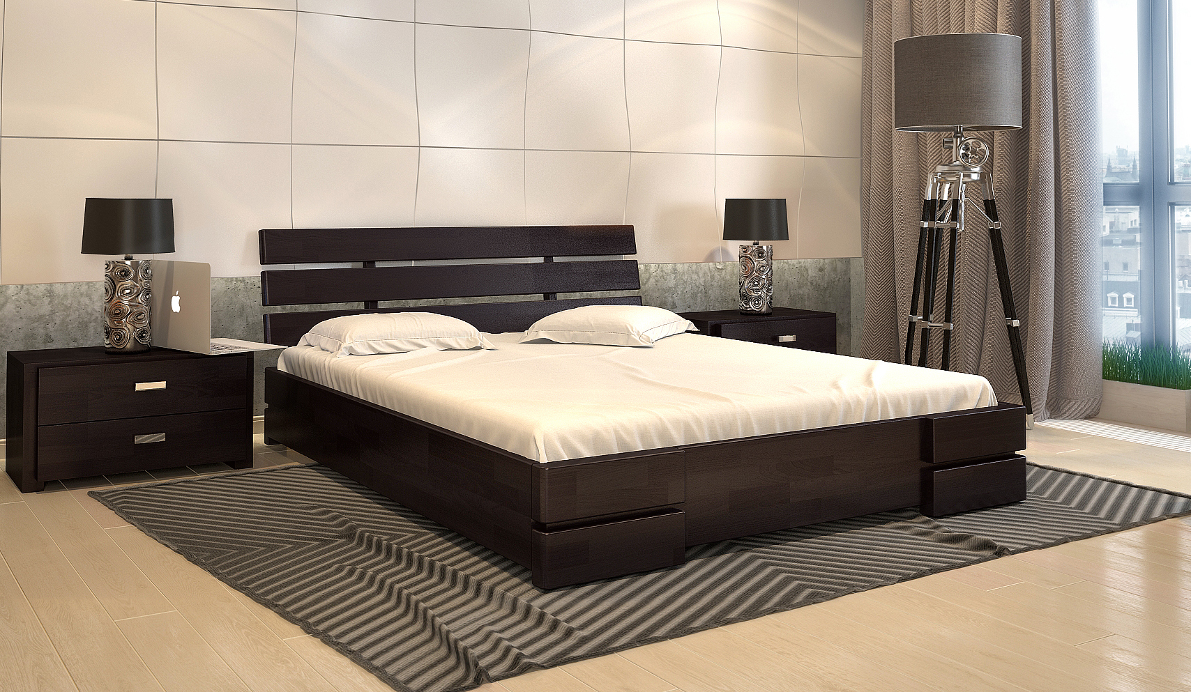 Кровать с подъёмным механизмом из натурального дерева сосна 160х200 Дали Люкс венге магия Арбор Древ 
Кровать с подъёмным механизмом из натурального дерева сосна 160х200 Дали Люкс венге магия Арбор Древ