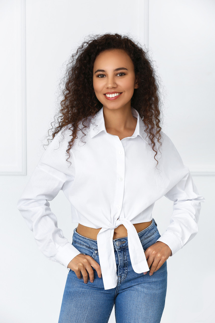 Укороченная женская рубашка Fashion girl "Orlando" - белый, Укороченная женская рубашка Fashion girl "Orlando" 42-44 белый
Укороченная женская рубашка Fashion girl "Orlando" - белый, Укороченная женская рубашка Fashion girl "Orlando" 42-44 белый