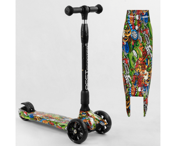 Трехколесный самокат Best Scooter Smart, усиленный, с широкими светящимися колесами, 46009
Трехколесный самокат Best Scooter Smart, усиленный, с широкими светящимися колесами, 46009
