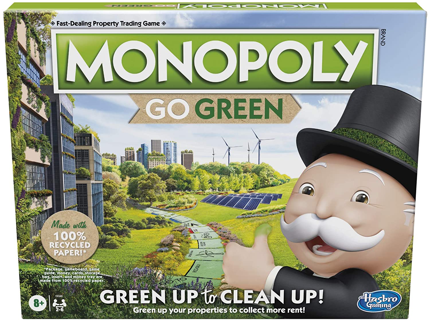 Настольная Игра Эко Монополия Грин на Английском Языке Monopoly Go Green Hasbro E9348
Настольная Игра Эко Монополия Грин на Английском Языке Monopoly Go Green Hasbro E9348