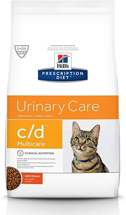 Hill's C/D Urinary Care Лечебный корм для кошек при мочекаменной болезни (10 кг)
Hill's C/D Urinary Care Лечебный корм для кошек при мочекаменной болезни (10 кг)