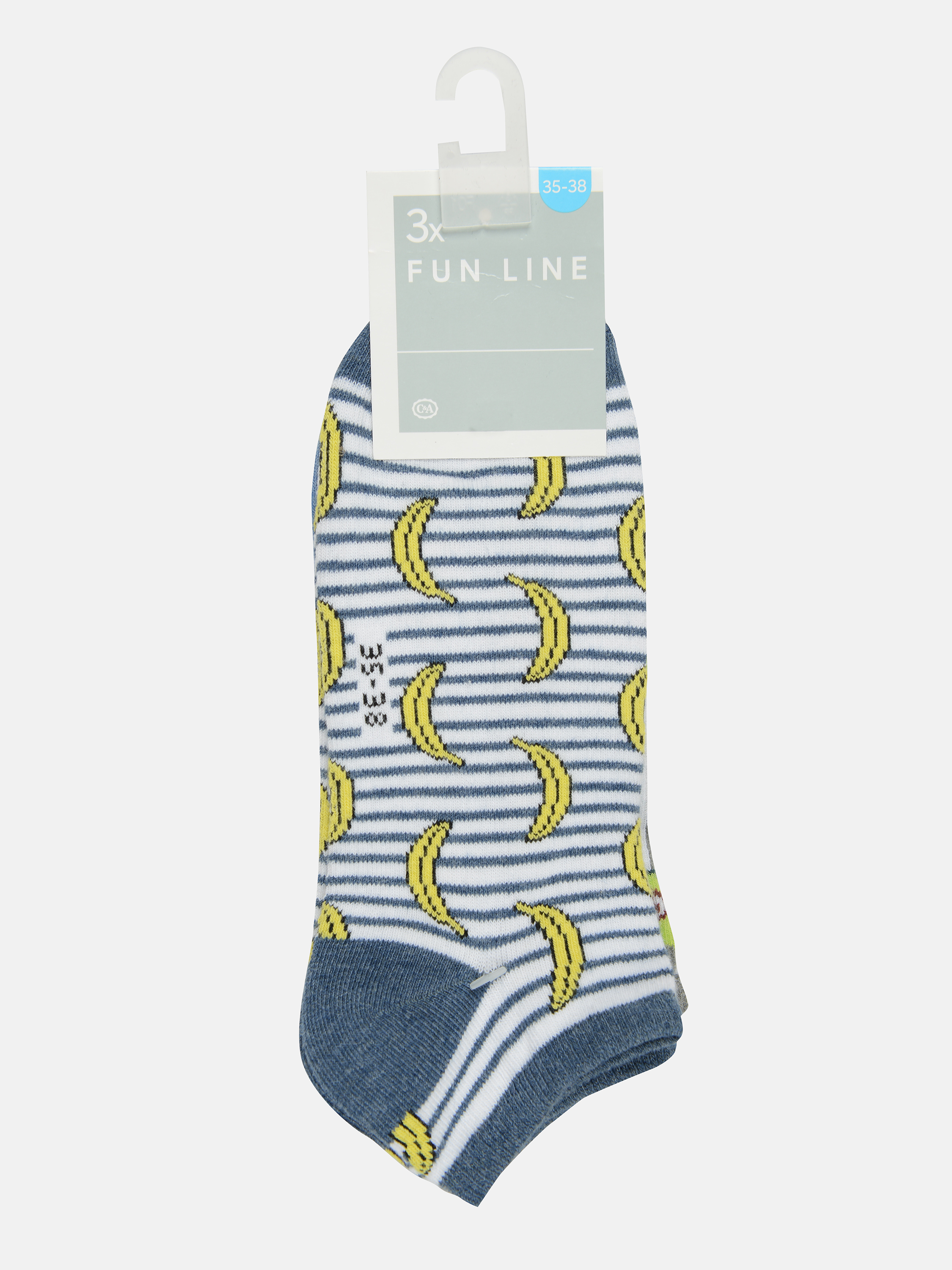 Набор носков C&A 5356045 / 3 пары Бело-синий в полоску, Набор носков C&A 5356045 35/38 3 пары Бело-синий в полоску
Набор носков C&A 5356045 / 3 пары Бело-синий в полоску, Набор носков C&A 5356045 35/38 3 пары Бело-синий в полоску