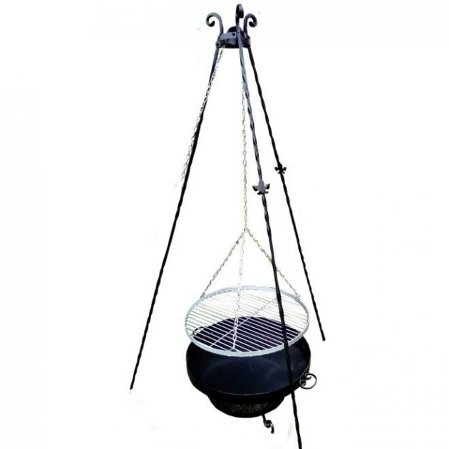 Cook King z kołowrotkiem na trójnogu 180 cm, stalowy ruszt 50 cm + palenisko Bali 60 cm 111350+111230
Cook King z kołowrotkiem na trójnogu 180 cm, stalowy ruszt 50 cm + palenisko Bali 60 cm 111350+111230