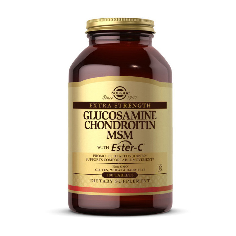 Глюкозамин Хондроитин МСМ с эфиром-С Солгар / Solgar Glucosamine Chondroitin MSM with Ester-C (180 tabs)
Глюкозамин Хондроитин МСМ с эфиром-С Солгар / Solgar Glucosamine Chondroitin MSM with Ester-C (180 tabs)