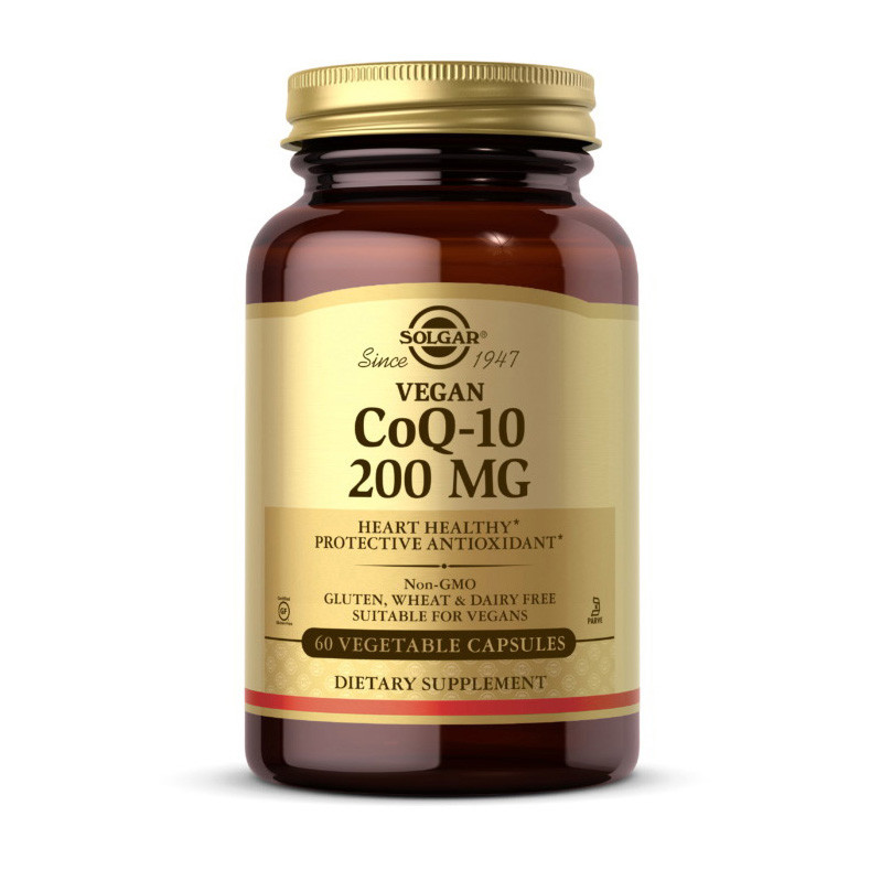 Коэнзим Q-10 (KanekaQ10®) (кофермент кью 10) Солгар / Solgar CoQ-10 200 mg vegan (60 veg caps)
Коэнзим Q-10 (KanekaQ10®) (кофермент кью 10) Солгар / Solgar CoQ-10 200 mg vegan (60 veg caps)