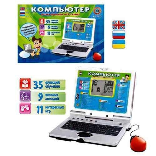 Детский обучающий игровой компьютер мультибук для детей на русском, украинском и английском языках 7073r (Красный)
Детский обучающий игровой компьютер мультибук для детей на русском, украинском и английском языках 7073r (Красный)