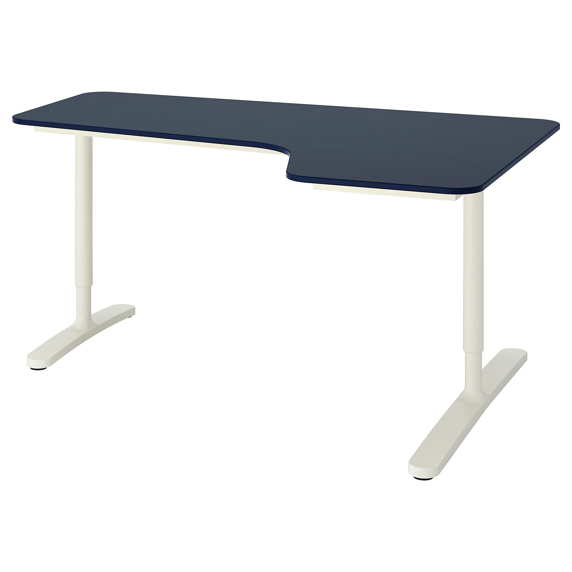 Стол письменный угловой IKEA BEKANT 160x110 см линолеум синий, белый 692.828.89
Стол письменный угловой IKEA BEKANT 160x110 см линолеум синий, белый 692.828.89