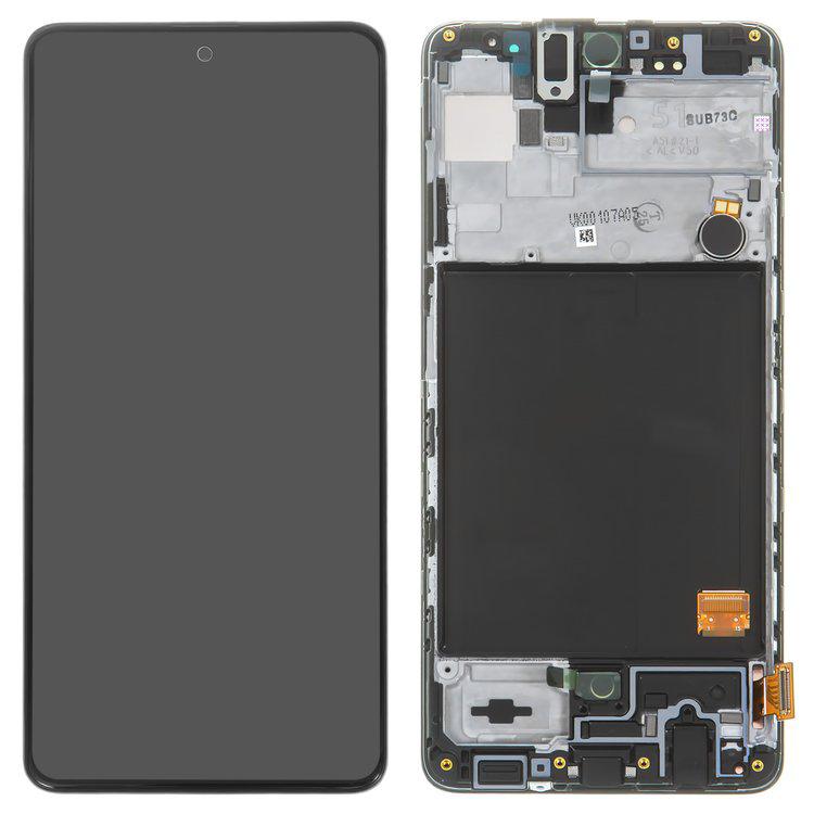 Дисплей для Samsung A515 Galaxy A51, чорний, із сенсорним екраном, з рамкою, Original (PRC), original glass
Дисплей для Samsung A515 Galaxy A51, чорний, із сенсорним екраном, з рамкою, Original (PRC), original glass
