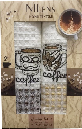 Набор кухонных полотенец Nilteks Quality Series Coffee V02 50х70 2 шт (ts-02546)
Набор кухонных полотенец Nilteks Quality Series Coffee V02 50х70 2 шт (ts-02546)