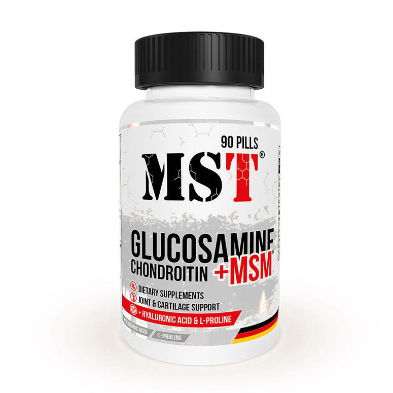 Глюкозамин Хондроитин + МСМ хондропротектор МСТ / MST Glucosamine Chondroitin + MSM (90 pills)
Глюкозамин Хондроитин + МСМ хондропротектор МСТ / MST Glucosamine Chondroitin + MSM (90 pills)