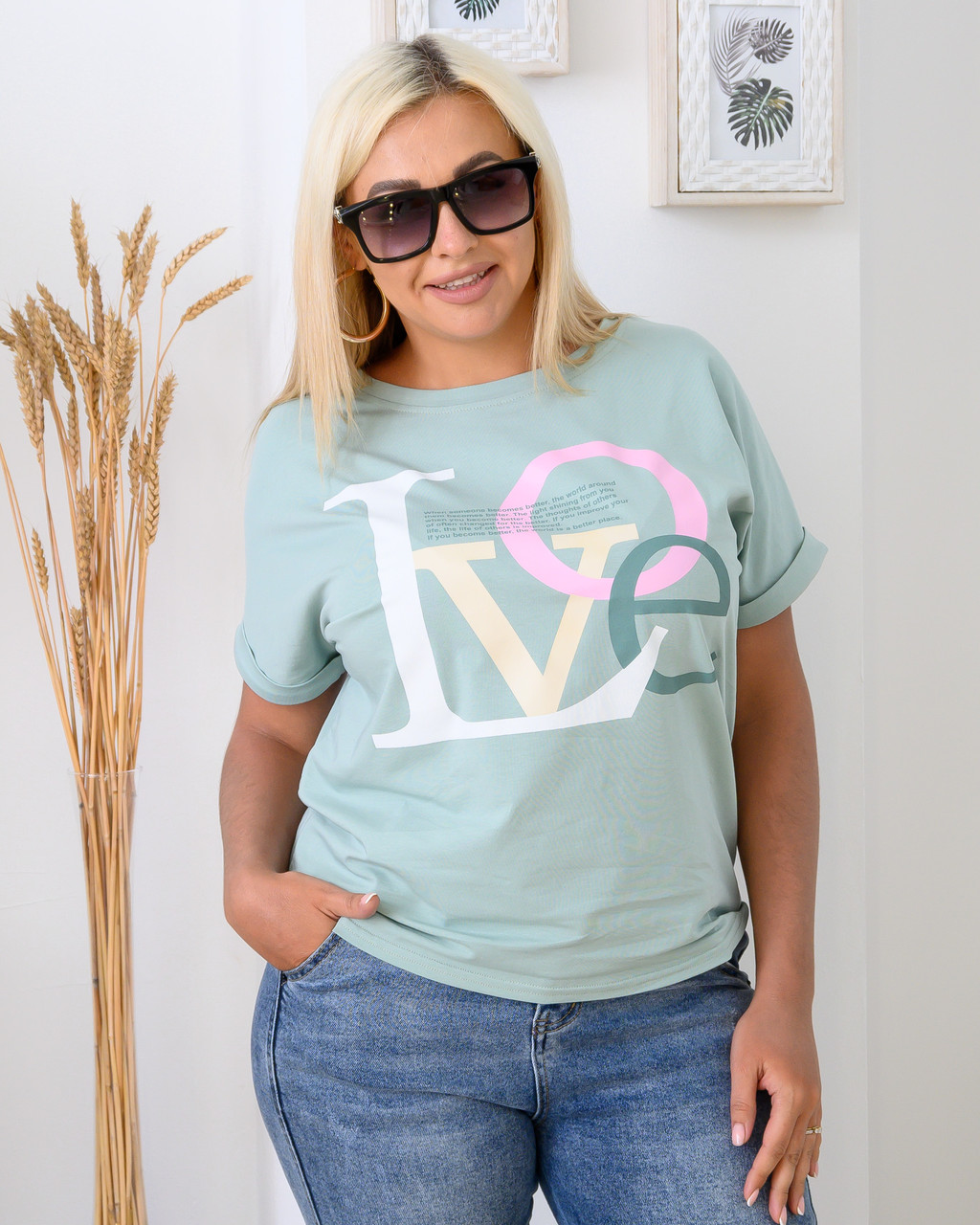 Футболка JS-Love XXL мятного цвета (F210601-13-04-XXL, Футболка JS-Love XXL 52 мятного цвета (F210601-13-04-XXL)
Футболка JS-Love XXL мятного цвета (F210601-13-04-XXL, Футболка JS-Love XXL 52 мятного цвета (F210601-13-04-XXL)