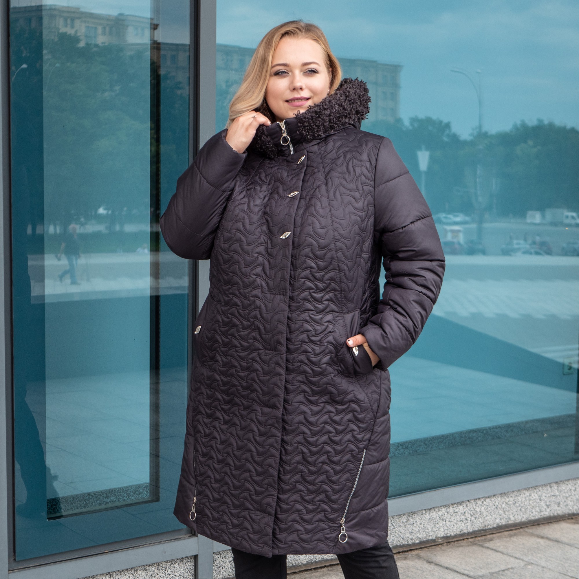 Зимняя женская куртка большого размера UF-Fashion Листик с барашком -ad 60 черника
Зимняя женская куртка большого размера UF-Fashion Листик с барашком -ad 60 черника