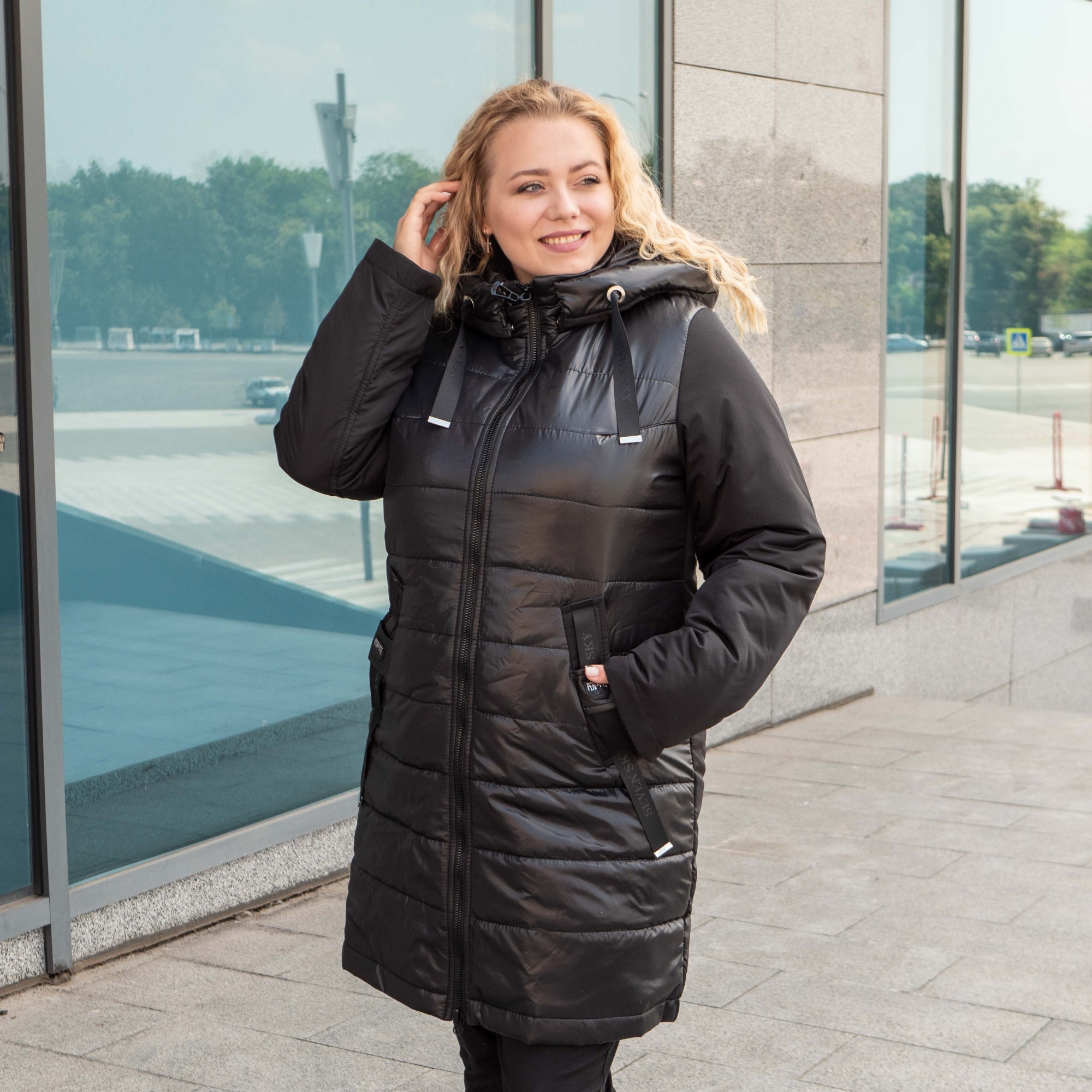 Осенняя женская куртка большого размера UF-fashion Берта - sk черный, Осенняя женская куртка большого размера UF-fashion Берта - sk 52 черный
Осенняя женская куртка большого размера UF-fashion Берта - sk черный, Осенняя женская куртка большого размера UF-fashion Берта - sk 52 черный