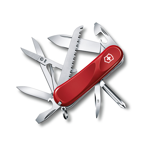 Складной нож Victorinox EVOLUTION 18 85мм/4сл/15функ/крас /отверт/ножн/пила Vx24913.E
Складной нож Victorinox EVOLUTION 18 85мм/4сл/15функ/крас /отверт/ножн/пила Vx24913.E