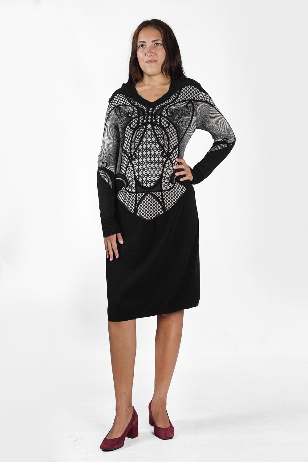 Платье Tricot Chic черное с серым, Платье Tricot Chic черное с серым 44
Платье Tricot Chic черное с серым, Платье Tricot Chic черное с серым 44