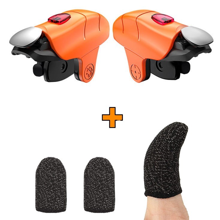 Игровые контроллеры с макросами стрельбы Marpiel JS-32 (геймпад триггеры курки для смартфона для PUBG) + напальчники
Игровые контроллеры с макросами стрельбы Marpiel JS-32 (геймпад триггеры курки для смартфона для PUBG) + напальчники
