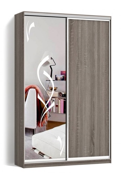 Шкаф-купе LuxeStudio 2 двери ДСП/Пескоструй рисунок 51nr цвет Дуб трюффель CLS - I 140 x 220 x 45 см
Шкаф-купе LuxeStudio 2 двери ДСП/Пескоструй рисунок 51nr цвет Дуб трюффель CLS - I 140 x 220 x 45 см