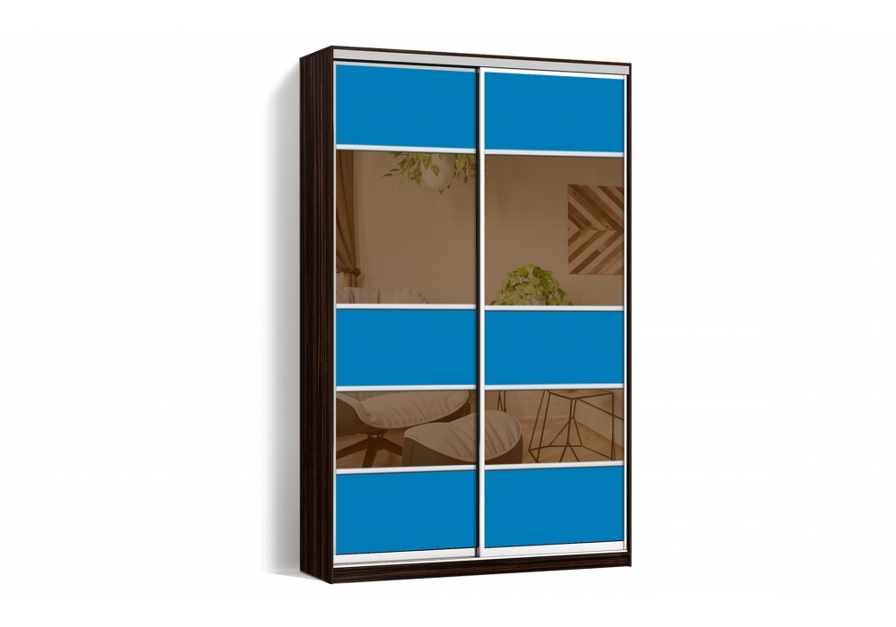 Шкаф-купе LuxeStudio 2 двери Стекло тонированное/Стекло тонированное 2052-2052 цвет Венге CLS - II 130 x 220 x 60 см (3670) 
Шкаф-купе LuxeStudio 2 двери Стекло тонированное/Стекло тонированное 2052-2052 цвет Венге CLS - II 130 x 220 x 60 см (3670)