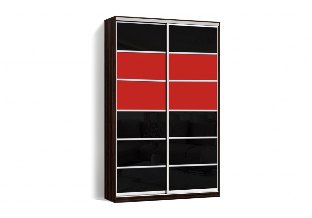 Шкаф-купе LuxeStudio 2 двери Стекло тонированное/Стекло тонированное 103-103 цвет Венге CLS - I 110 x 240 x 60 см 
Шкаф-купе LuxeStudio 2 двери Стекло тонированное/Стекло тонированное 103-103 цвет Венге CLS - I 110 x 240 x 60 см