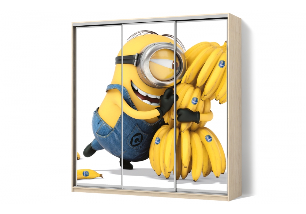 Шкаф-купе LuxeStudio 3 двери ФМП/ФМП/ФМП рисунок De040 CLS - IV 220 x 200 x 45 см 
Шкаф-купе LuxeStudio 3 двери ФМП/ФМП/ФМП рисунок De040 CLS - IV 220 x 200 x 45 см