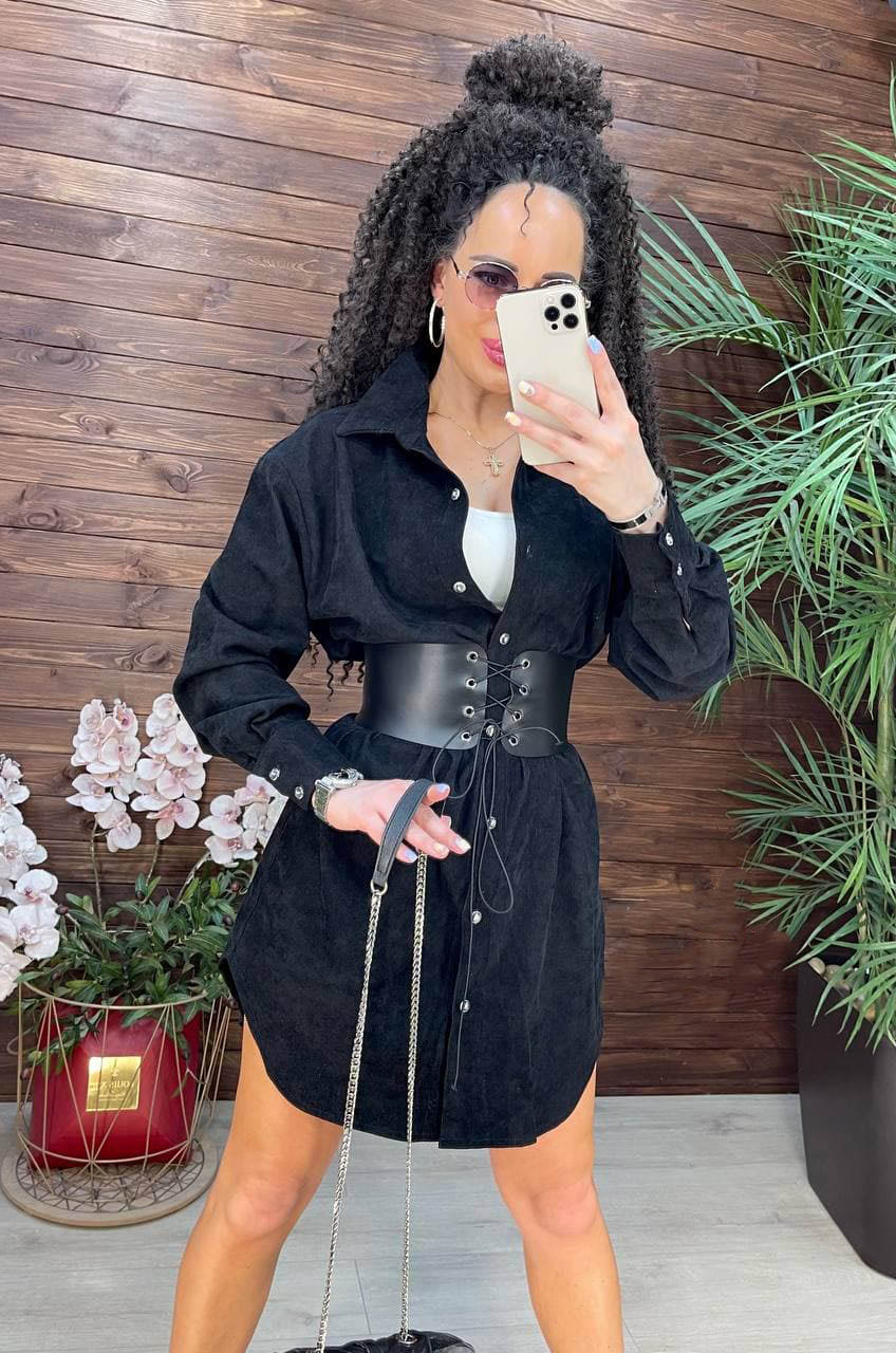 Fashions • Платье-рубашка с корсетом Селин Fashions - черный (302, Fashions • Платье-рубашка с корсетом Селин Fashions 44-52 черный (302)
Fashions • Платье-рубашка с корсетом Селин Fashions - черный (302, Fashions • Платье-рубашка с корсетом Селин Fashions 44-52 черный (302)