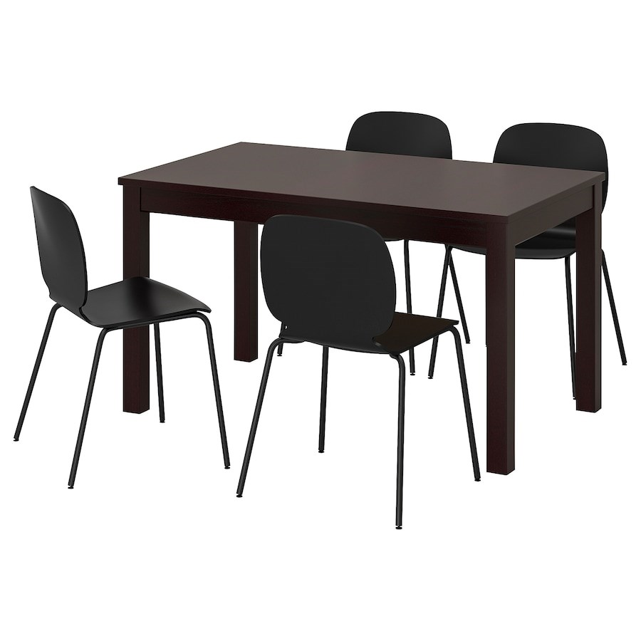 Стіл і 4 стільці IKEA LANEBERG / SVENBERTIL 130 / 190x80 см коричневий/чорний (993.047.95)
Стіл і 4 стільці IKEA LANEBERG / SVENBERTIL 130 / 190x80 см коричневий/чорний (993.047.95)
