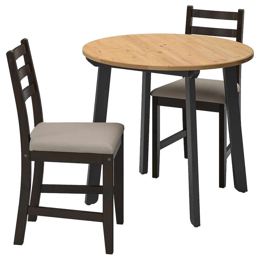 Стіл і 2 стільці IKEA GAMLARED / LERHAMN 85 см морилка чорно-коричневий/бежевий (792.211.69)
Стіл і 2 стільці IKEA GAMLARED / LERHAMN 85 см морилка чорно-коричневий/бежевий (792.211.69)
