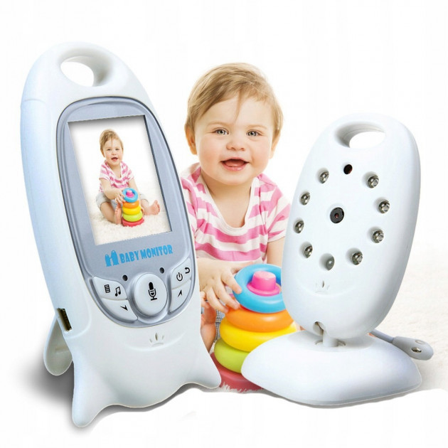 Цифровая видеоняня Baby Monitor на аккумуляторах с двусторонней связью, мелодиями и термометром VB - 601
Цифровая видеоняня Baby Monitor на аккумуляторах с двусторонней связью, мелодиями и термометром VB - 601