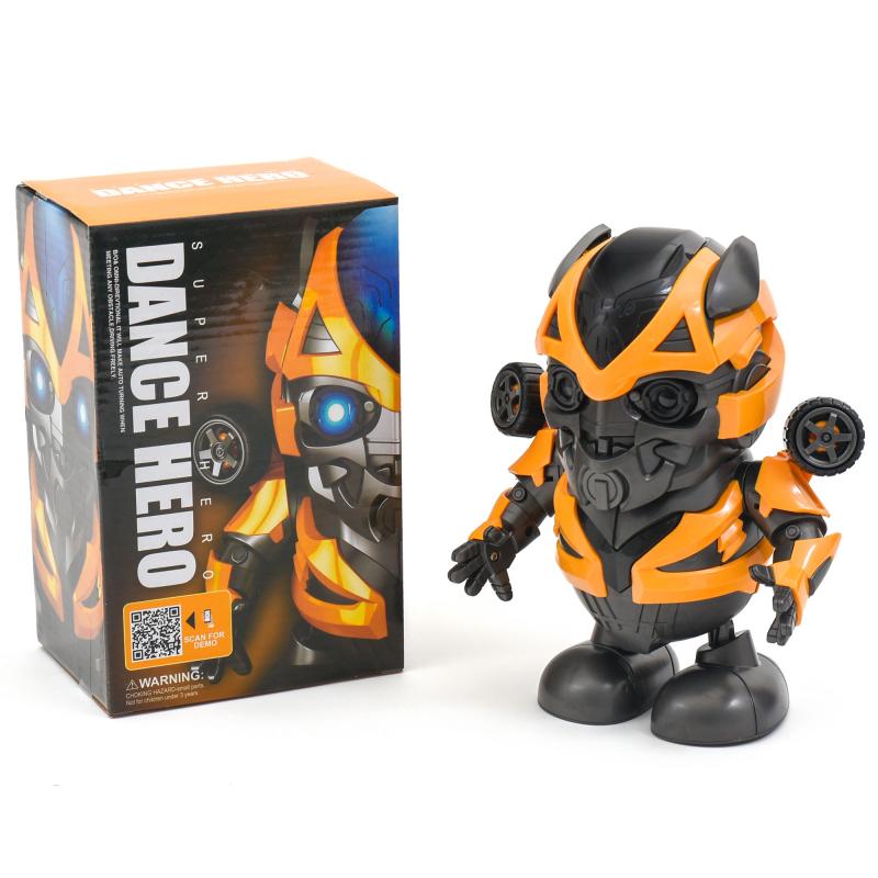 Робот с музыкальный BO4 Robot Bumblebee Dance Hero Танцующий "Робот Бамблби" Интерактивная светящаяся игрушка
Робот с музыкальный BO4 Robot Bumblebee Dance Hero Танцующий "Робот Бамблби" Интерактивная светящаяся игрушка