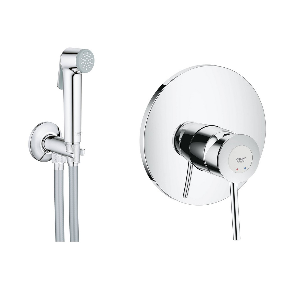 Набор для гигиенического душа со смесителем Grohe BauClassic 2904800S SD00034245
Набор для гигиенического душа со смесителем Grohe BauClassic 2904800S SD00034245