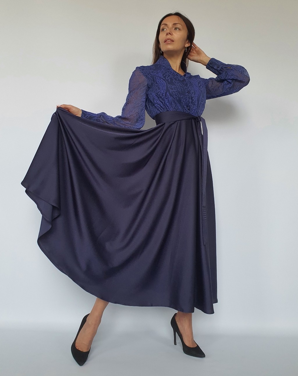 Платье-рубашка из искусственного шелка UMADEM цвет синий, Платье-рубашка из искусственного шелка UMADEM цвет синий S
Платье-рубашка из искусственного шелка UMADEM цвет синий, Платье-рубашка из искусственного шелка UMADEM цвет синий S