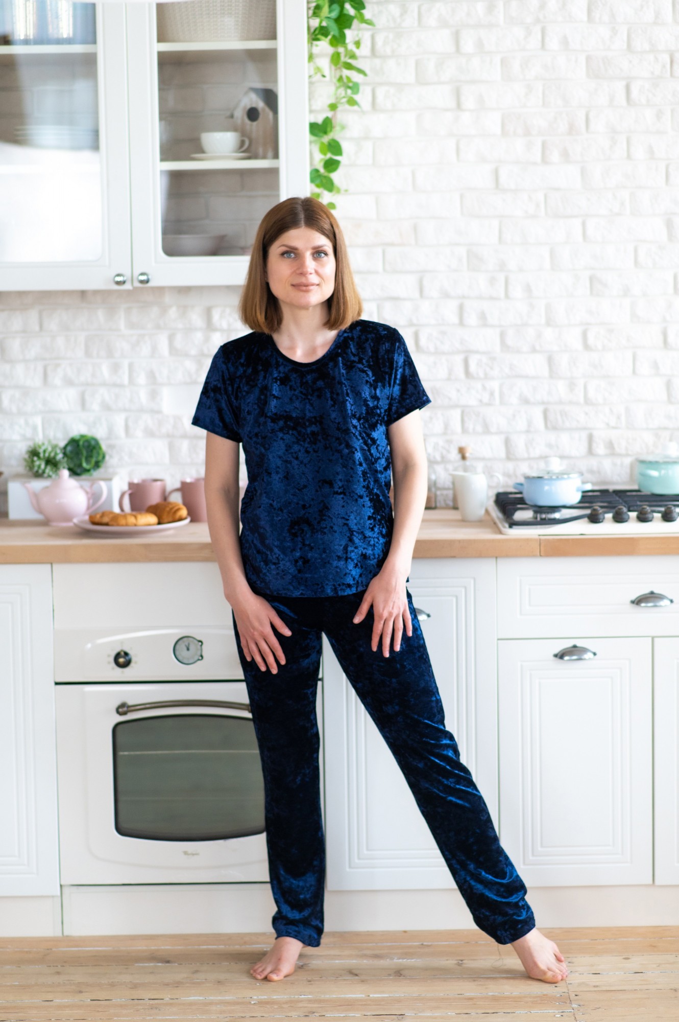 Пижама футболка + штаны Miss Lora Классика цвет - синий (46-48, Пижама футболка + штаны Miss Lora Классика цвет - синий M (46-48)
Пижама футболка + штаны Miss Lora Классика цвет - синий (46-48, Пижама футболка + штаны Miss Lora Классика цвет - синий M (46-48)