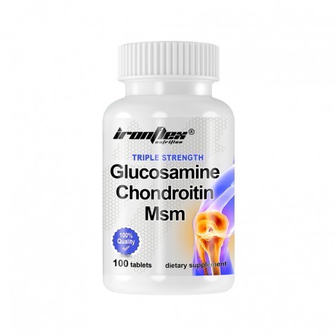 Натуральная добавка IronFlex Triple Strength Glucosamine + Chondroitin + MSM 100 таблеток
Натуральная добавка IronFlex Triple Strength Glucosamine + Chondroitin + MSM 100 таблеток