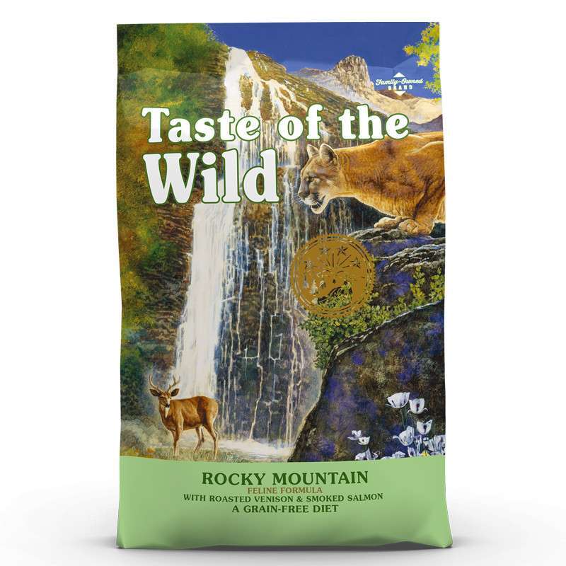 Беззерновой корм TASTE OF THE WILD ROCKY MOUNTAIN FELINE для кошек всех возрастов, c курицей, косулей и лососем (2 кг)
Беззерновой корм TASTE OF THE WILD ROCKY MOUNTAIN FELINE для кошек всех возрастов, c курицей, косулей и лососем (2 кг)