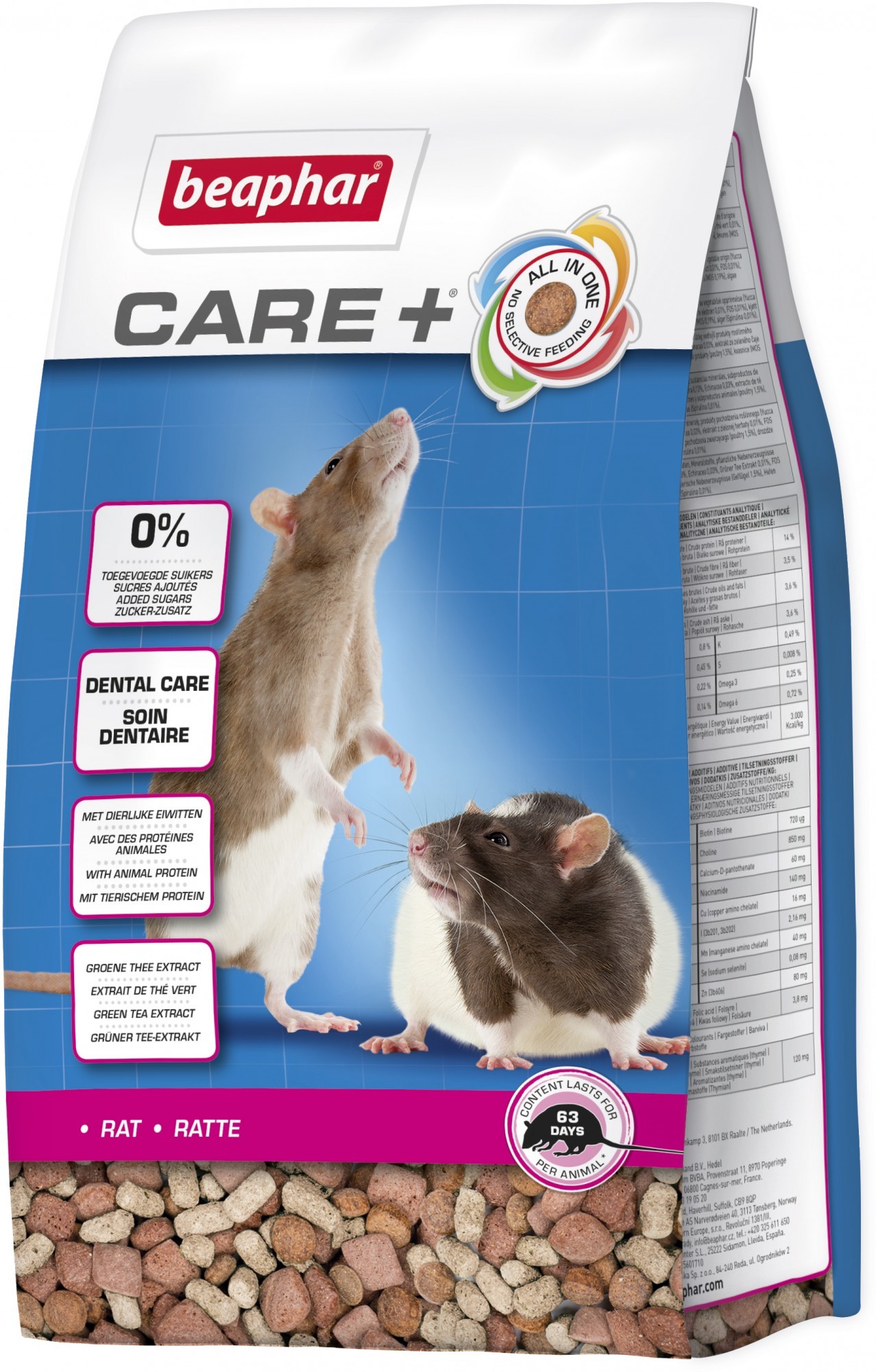 Корм для крыс Beaphar Care + Rat 700 г (18401) (8711231184019)
Корм для крыс Beaphar Care + Rat 700 г (18401) (8711231184019)