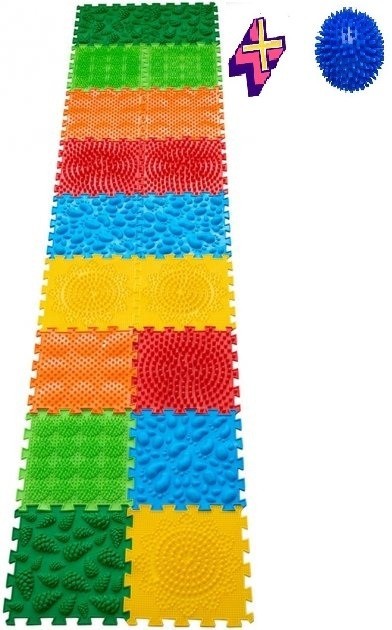 Коврик Пазлы 18 элементов , 1 элемент 20*20 см, массажный IGORA PUZZLE “Лето” детский, игровой, ортопедический+ Массажный мячик в подарок
Коврик Пазлы 18 элементов , 1 элемент 20*20 см, массажный IGORA PUZZLE “Лето” детский, игровой, ортопедический+ Массажный мячик в подарок