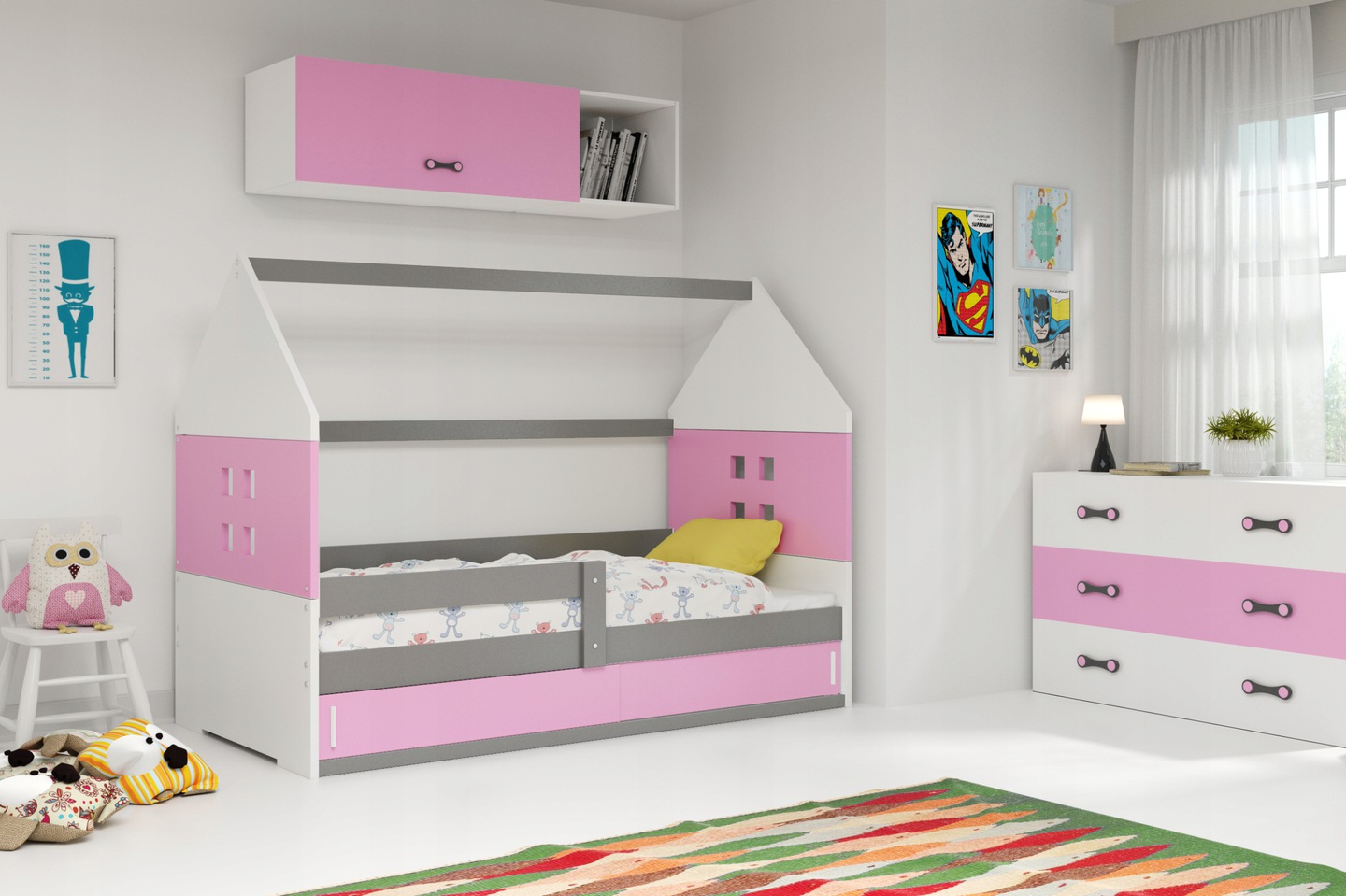 Детская кровать чердак Домик KidsBunkBed белый серый синий цвет 160х80 см. 124х86х164 см.
Детская кровать чердак Домик KidsBunkBed белый серый синий цвет 160х80 см. 124х86х164 см.