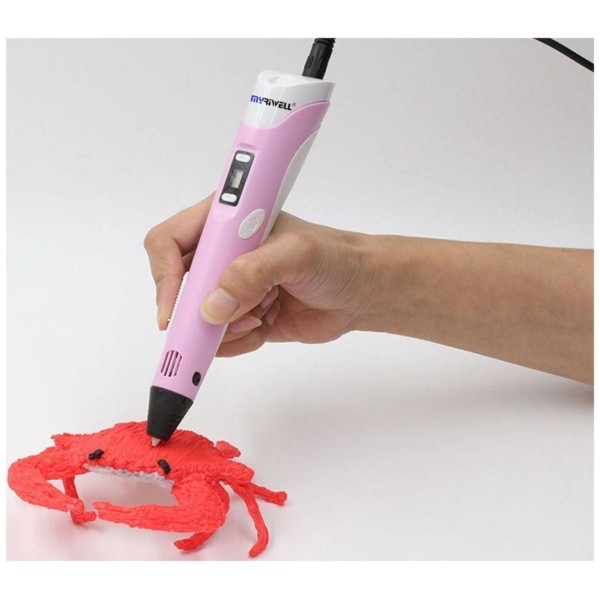 3D Ручка PEN-2 с LCD-дисплеем + Пластик! Замечательная ручка для рисования! РОЗОВАЯ
3D Ручка PEN-2 с LCD-дисплеем + Пластик! Замечательная ручка для рисования! РОЗОВАЯ
