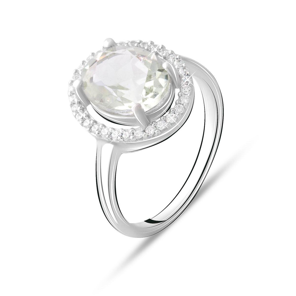 Серебряное кольцо SilverAlex с натуральным зеленим аметистом 2.605ct 18.5 размер (2070771-18.5)
Серебряное кольцо SilverAlex с натуральным зеленим аметистом 2.605ct 18.5 размер (2070771-18.5)