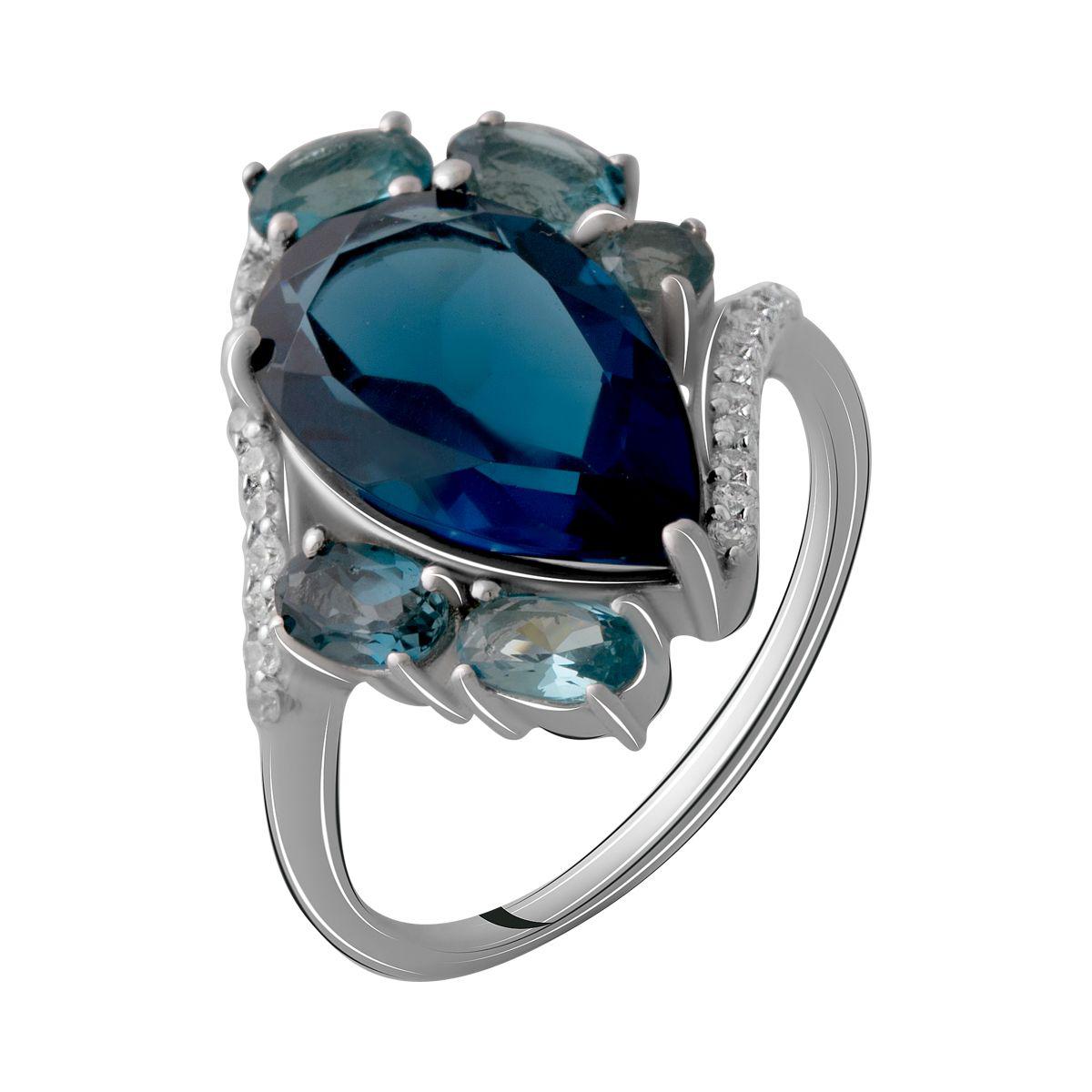 Серебряное кольцо SilverAlex с натуральным топазом Лондон Блю 4.925ct 17.5 размер
Серебряное кольцо SilverAlex с натуральным топазом Лондон Блю 4.925ct 17.5 размер