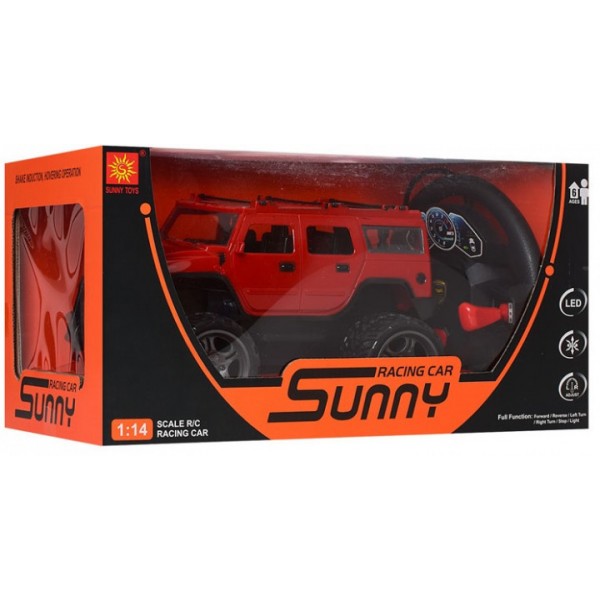 Джип Sunny Toys на радиоуправлении с резиновыми колесами работает от аккумулятора, Orange (3049ALB)
Джип Sunny Toys на радиоуправлении с резиновыми колесами работает от аккумулятора, Orange (3049ALB)